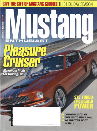 MUSTANG ENTHUSIAST 2010 DEC - STS TURBO, '07 GT, V-6 THROTTLE BODY INSTALL
